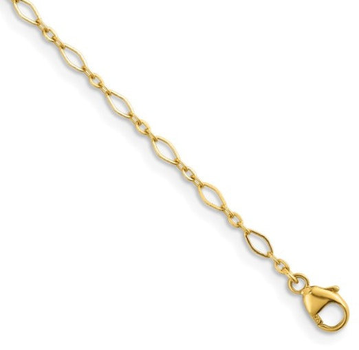 Mixed Oval Link 18K Yellow Gold Chain 1760.00