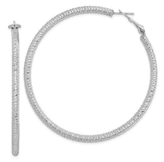 Hoop Sterling 2" Earrings 250.00
