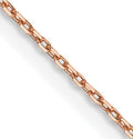 Gold Rose 14k Chain 18" 1.0mm 2.2gm 630.00
