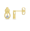 Diamond Drop Gold Earring 800.00