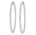 Diamond Inside & Out Hoop Earrings 5750.00