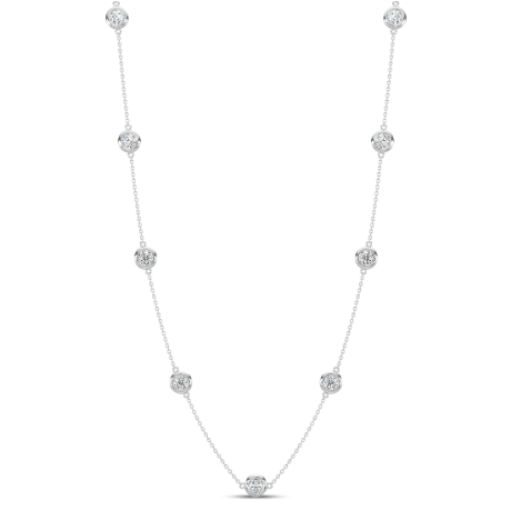 Diamond By the Yard Necklace 1ct 14K Yellow Gold 5500.00