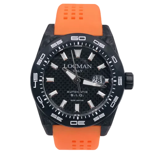 LOCMAN Stealth 300 MT Automatic Black/Orange 1385.00