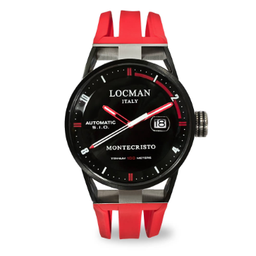 LOCMAN Montecristo Classic Chrono Black/RED 950.00