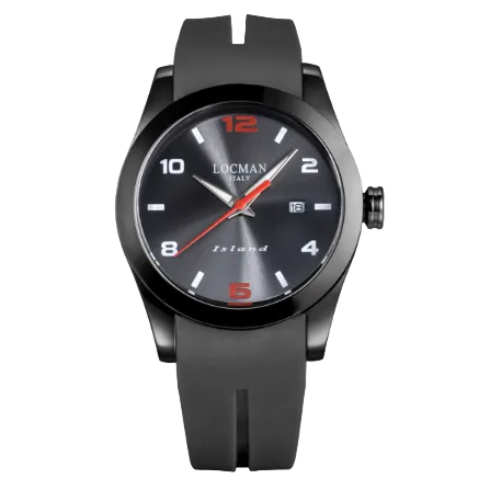 LOCMAN Island Solo Quartz PVD Gray Strap 430.00