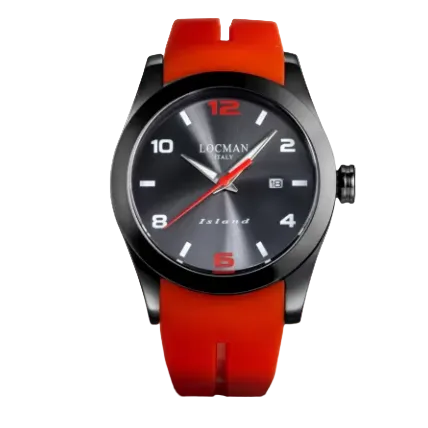 LOCMAN Island Three Hands Quartz Red Strap 415.00