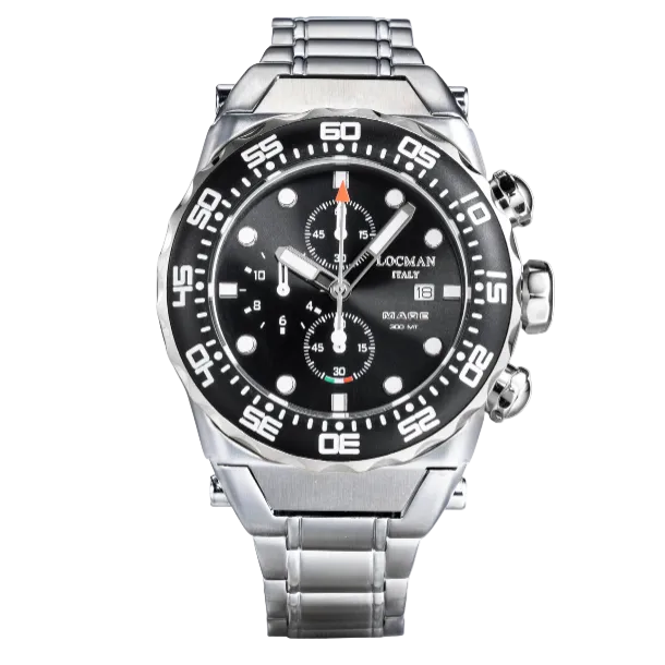 LOCMAN Mare 300MT Chrono Quartz S.S. Titanium Steel Strap 725.00