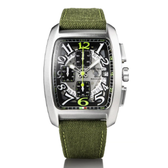 LOCMAN Sport Anniversary Chrono Quartz Aluminum S.S. Green 455.00