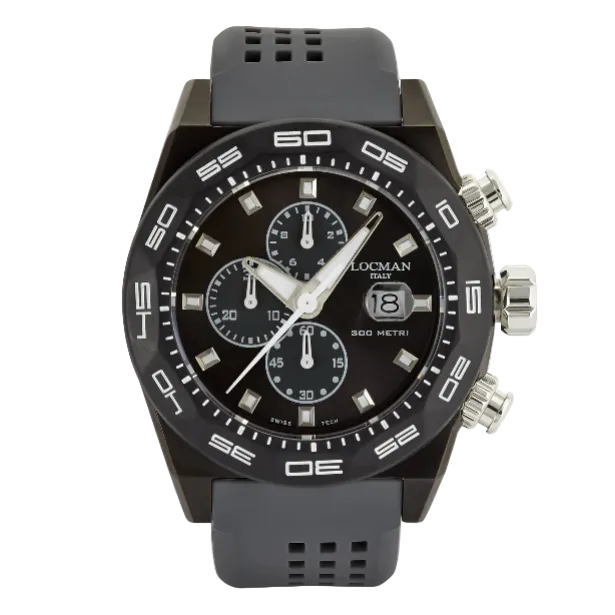LOCMAN Stealth 300 MT Steel Titanium Case Silicon Strap 849.00