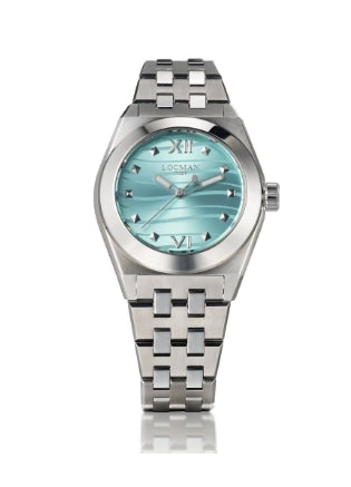 LOCMAN Lady's Nuovo Stealth Titanium w/Tiffany Blue 795.00