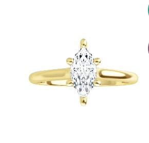 Custom Marquise Solitaire LGD 5.1cts Ring 2400.00