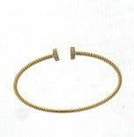 Antonio Papini Italian Bangle with Diamond 18ky 4200.00