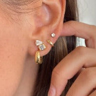 Connie Gold Filled Hoop Huggies 60.00