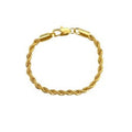 Paola Rope Bracelet Gold Filled 7.5" $55
