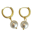 Lucinda Gold Filled and Synthetic Pearl Hoop 60.00