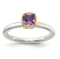 Gemstone Rings Sterling /14k $220