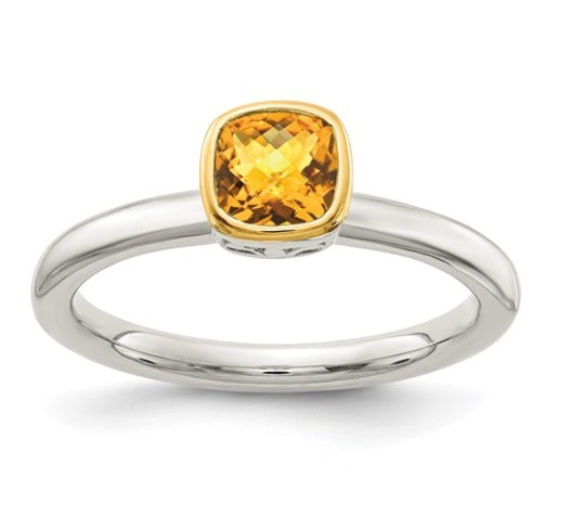 Gemstone Rings Sterling /14k $220