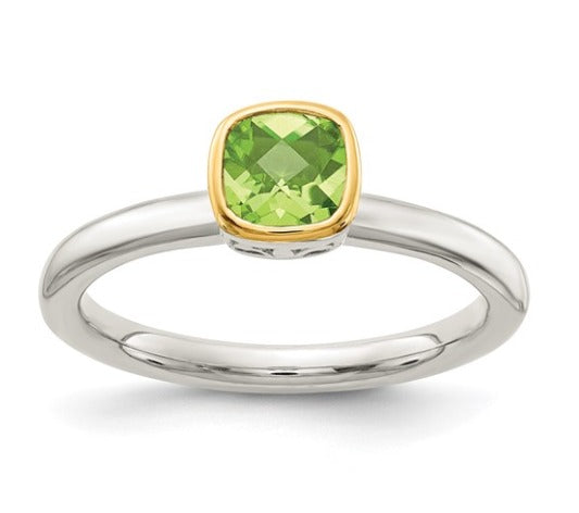 Gemstone Rings Sterling /14k $220