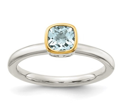 Gemstone Rings Sterling /14k $220