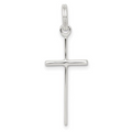 Sterling Silver Rhodium Plated Cross Pendant 60.00