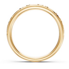 14K Yellow Gold and Diamond Floral Band 2000.00