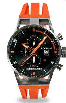 LOCMAN Montecristo Classic Chrono Black/Red 950.00