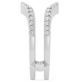 14K White Gold and Diamond Jacket 5050.00
