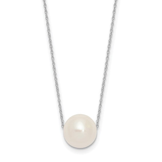 Freshwater Pearl 14KW Solitaire Necklace $315