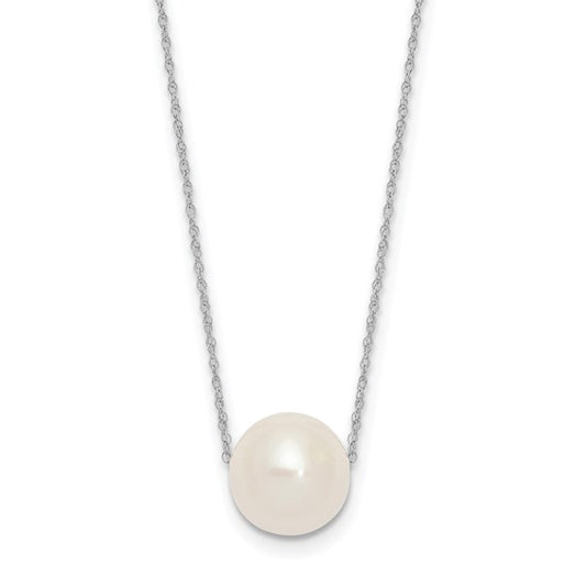 Freshwater Pearl 14KW Solitaire Necklace $315