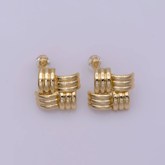 Classic Woven Knot Post Stud Earring 65.00