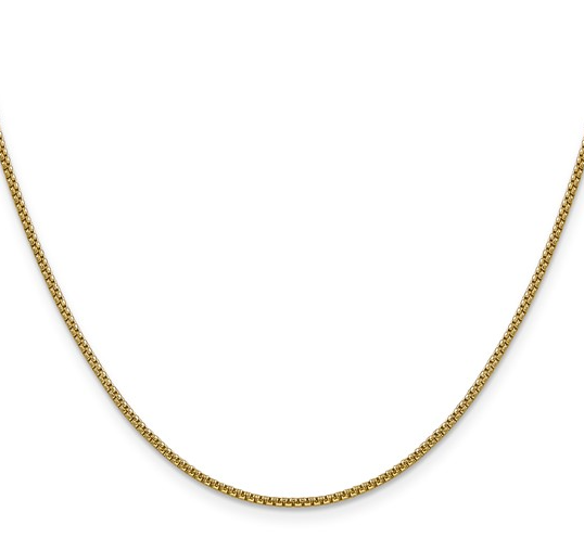 Gold Box Chain 18" 530.00