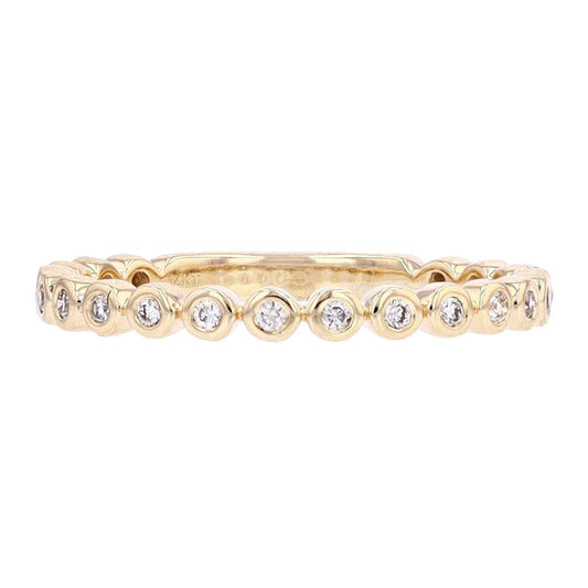 Diamond Bezel Stacking Band 14k 750.00