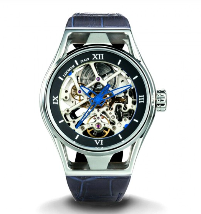 LOCMAN Montecristo Skeleton Titanium Steel Blue Chronograph 2175.00