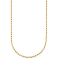 Gold Cable Solid 14KY 16" 18" 20" Chain