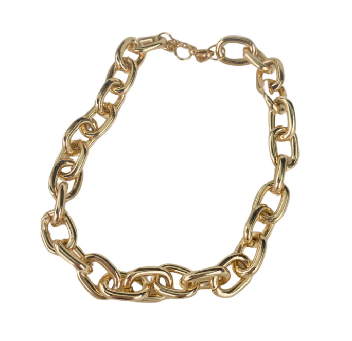 Calvin Gold Filled Chunky Cable Chain Necklace 180.00