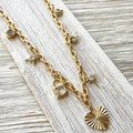 VB&CO Designs Handmade Jewelry - Charm necklace trendy retro boutique salon jewelry