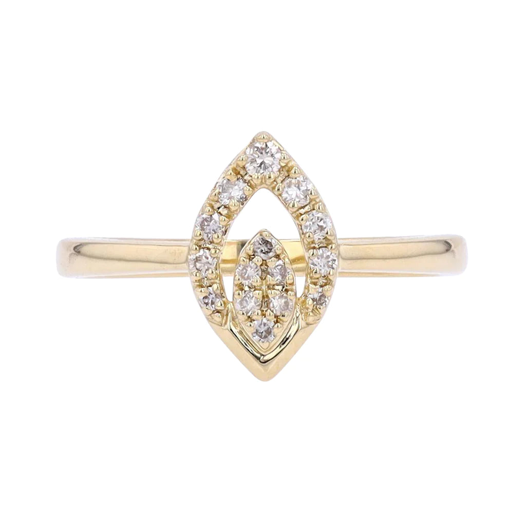 Diamond & 10k Gold Ring 1/6ct 500.00