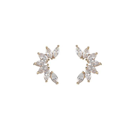 Marquise Stud CZ Earring 45.00