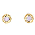 Pearl Cultured Fresh Water Bead Halo Earrings 500.00