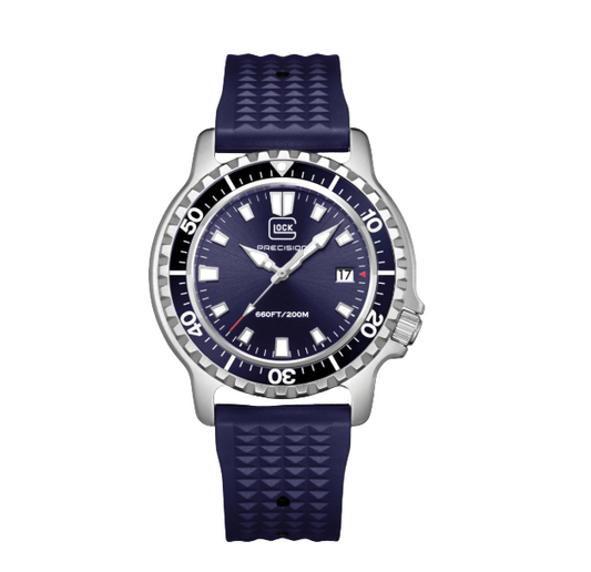 GLOCK Precision Men's Quartz Watch Blue with Silver Accent 299.00