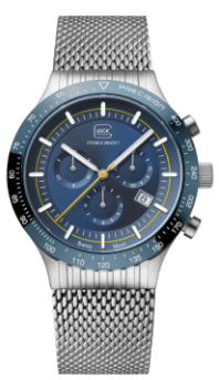 GLOCK Precision Men's Chronograph Watch Blue/Yellow/Titanium 699.00