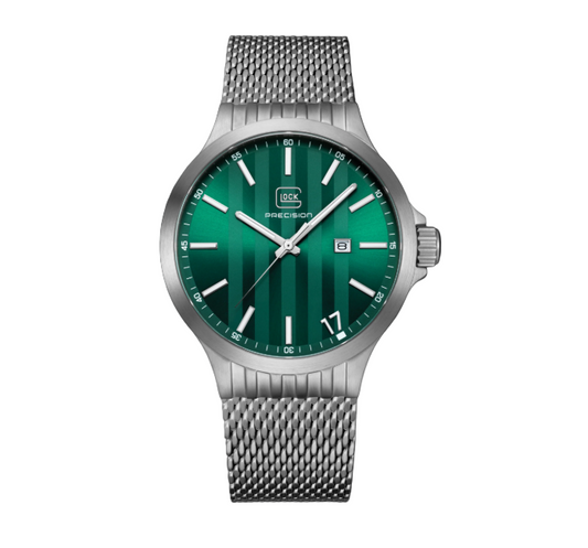 GLOCK Precision Men's Quartz Watch Green/Stainless Steel 299.00