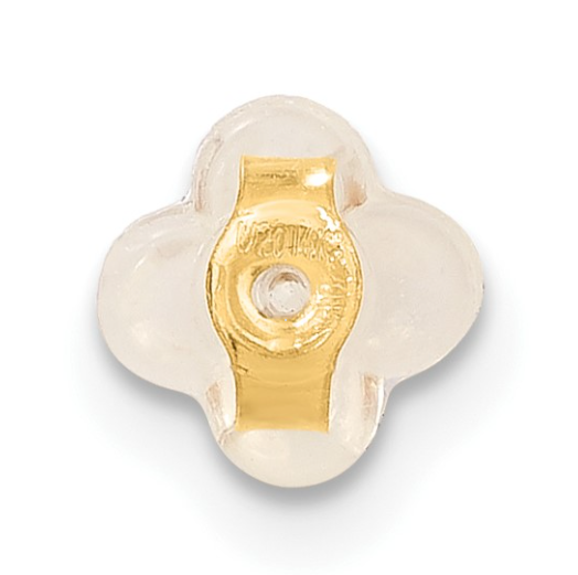 Silicone Back with Gold Filled Friction Pair of Two 13.00