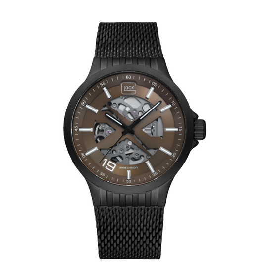 GLOCK Precision Men's Automatic Skeleton Watch Khaki/Black/Black 749.00