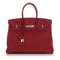 Hermes Birkin 35 Pre-Loved Burgundy Handbag Togo 19800.00