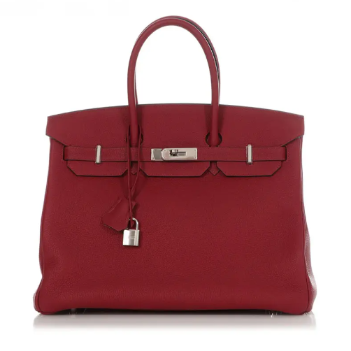 Hermes Birkin 35 Pre-Loved Burgundy Handbag 19,800.00