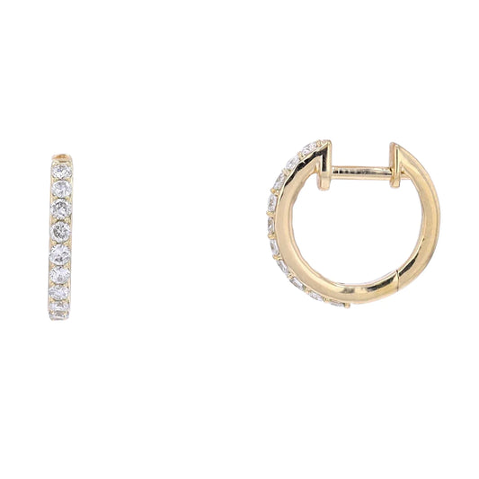 Huggie Diamond Earring 14k 450.00