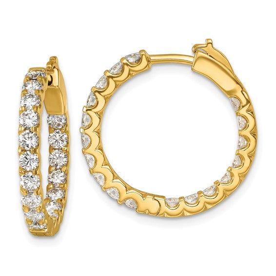 Hoop Earrings 1" 14ky 1860.00