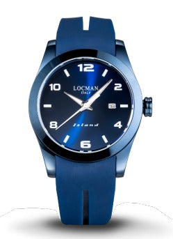 LOCMAN Island Three Hands Quartz Blue 430.00