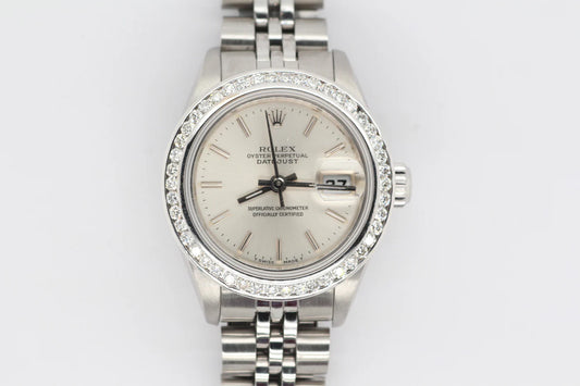 Ladies Rolex Oyster Perpetual Diamond Bezel Watch 6330.00